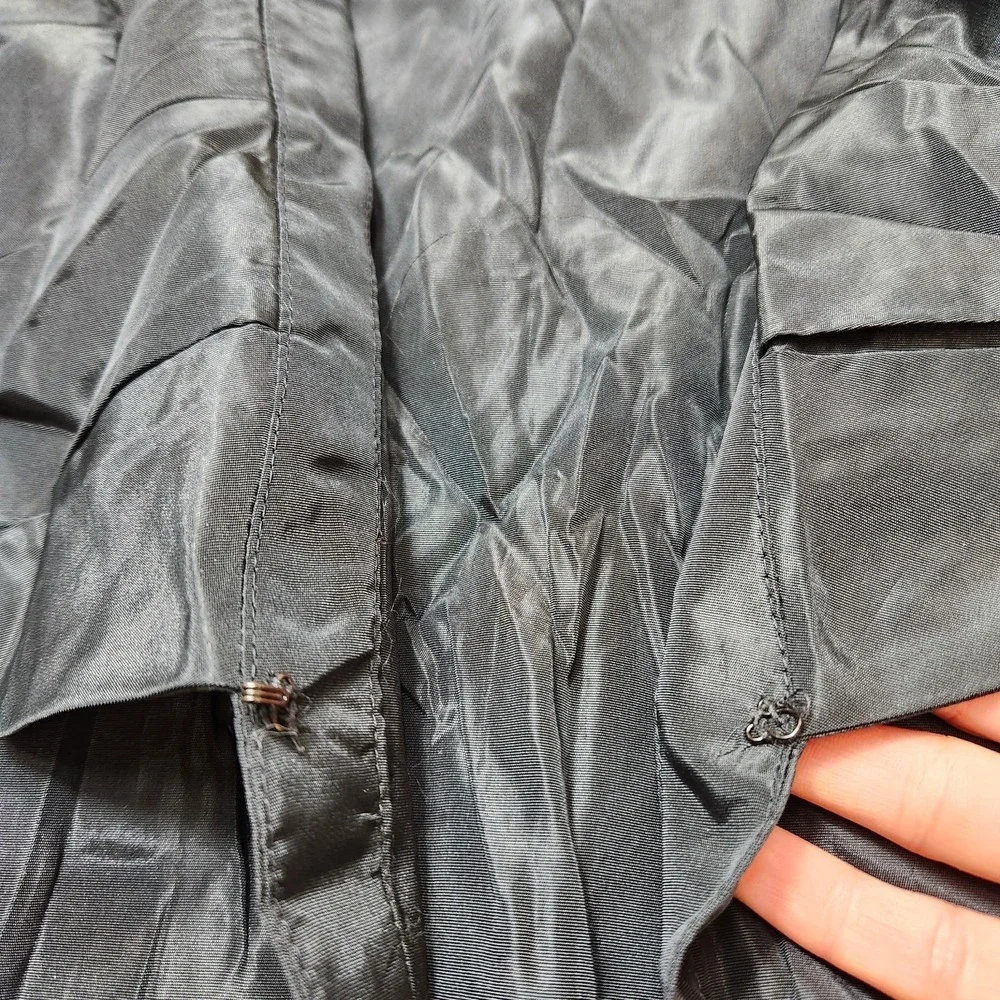 Vintage 1980s Scott McClintock Black Evening Jacket NOS Deadstock Ruffle Collar - Picture 12 of 14